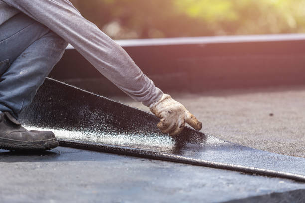 Professional Basement Waterproofing technician working in Salem, OH